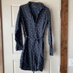 Adorable Eddie Bauer polka dot shirt dress